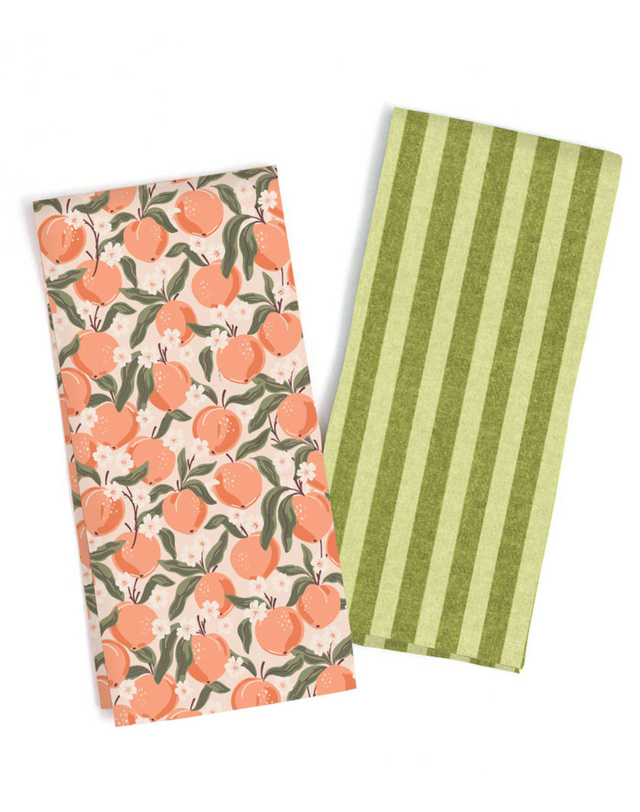 Peaches Kitchen Towel Set, 3 of 3