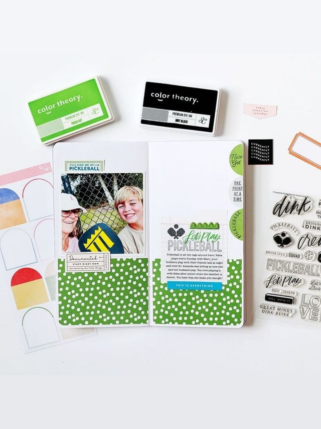Stamp Set : 4×6 Pickleball by Paislee Press, 3 of 3