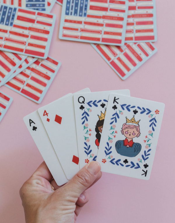 American Flag Books Deck of Playing Cards, 3 of 7