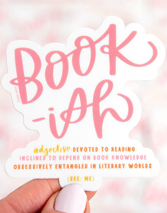 Bookish Decal Sticker, 1 of 4