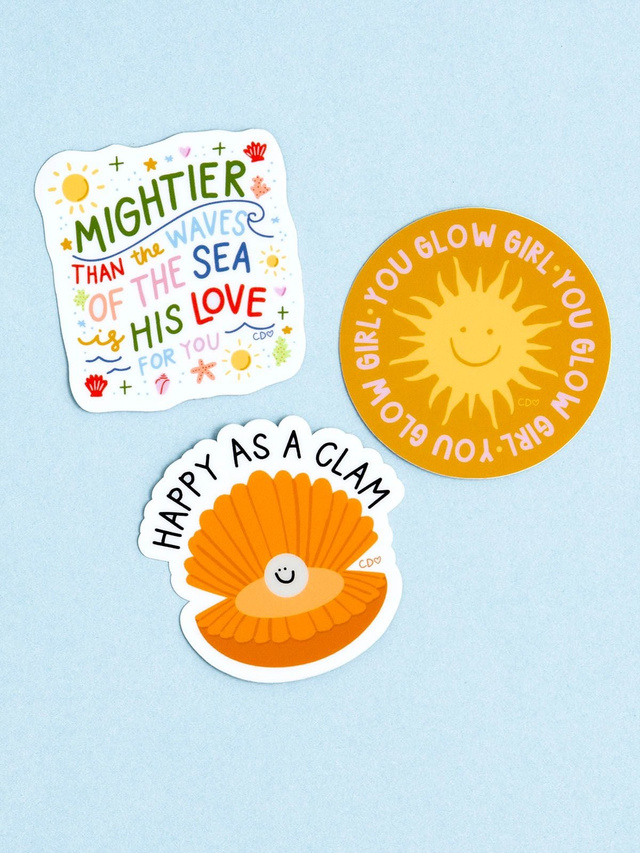 You Glow Girl Sunshine Decal Sticker, 3 of 4