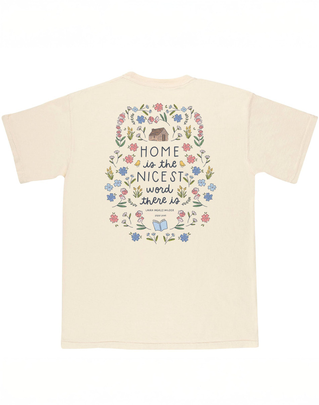 Home Is The Nicest Word Tee - Ivory, 4 of 4