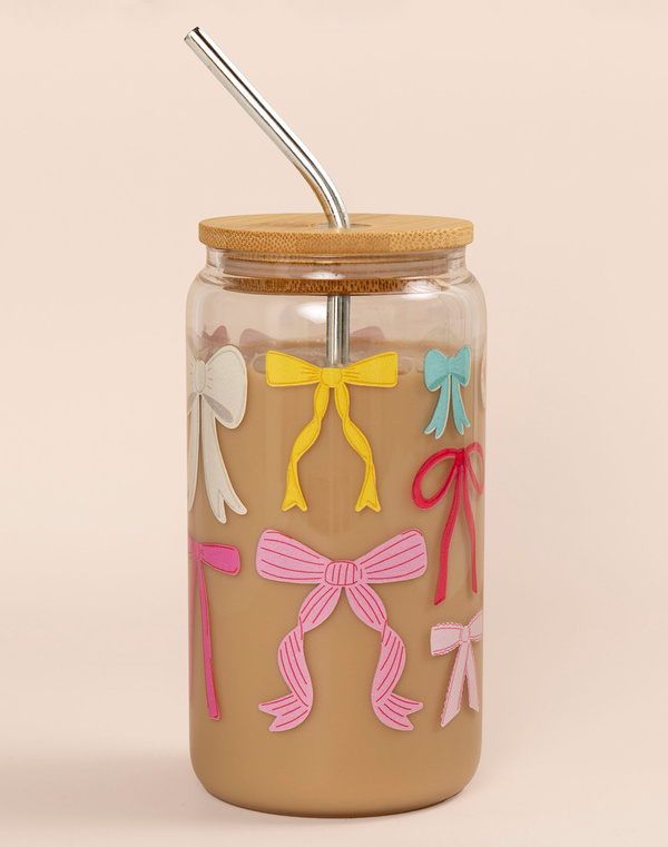 Coquette Bows Glass Can, 2 of 2