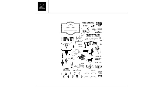Digital 6×8 Cowboy Update Stamp Set, 1 of 1