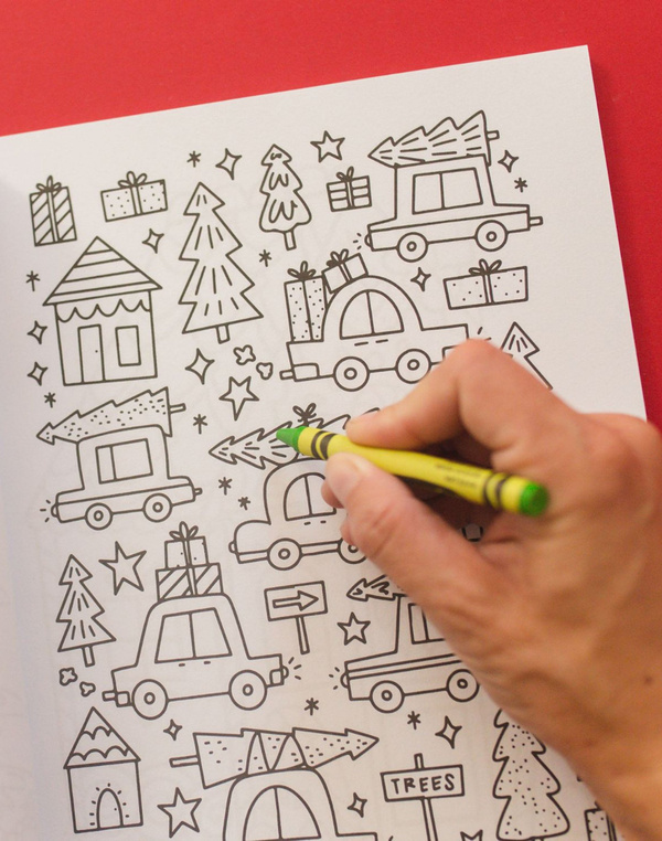 Holiday Coloring Book, 2 of 8