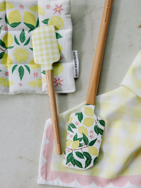 Lemon Grove Silicone Kitchen Spatulas - Set of 2, 2 of 8