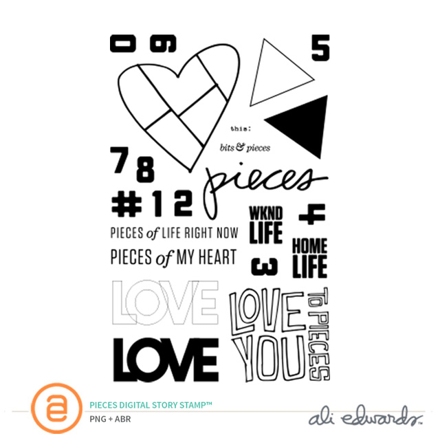 Pieces Digital Story Stamp™, 1 of 1