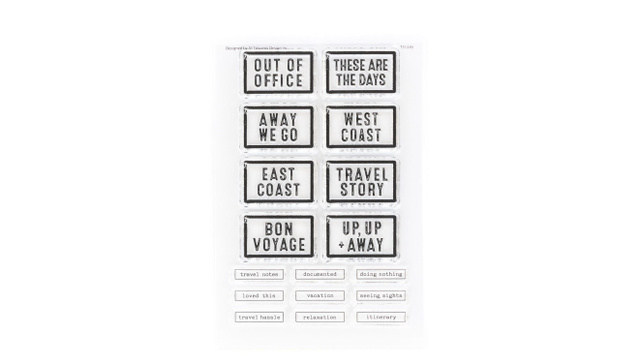 Stamp Set : 4×6 Out of Office, 1 of 2