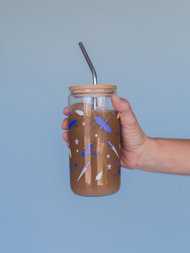 Romantasy Reader Glass Can, 2 of 4
