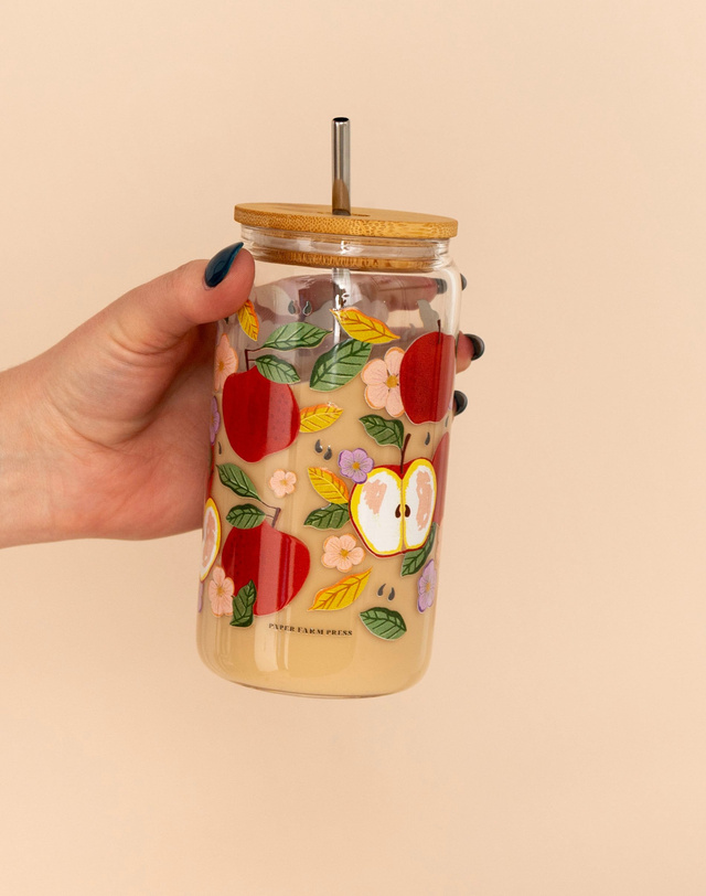 Apple Tree Glass Can, 2 of 2
