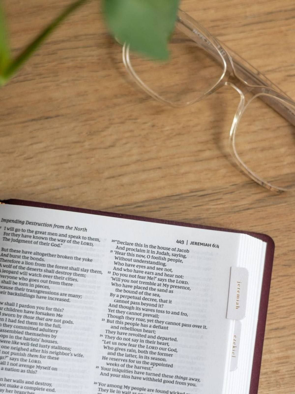 Pink & Cream Bible Tabs, 7 of 7