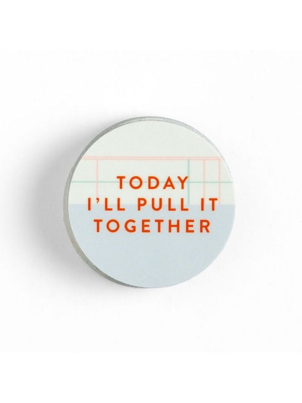 Today I'll Pull It Together Decal Sticker, 1 of 1