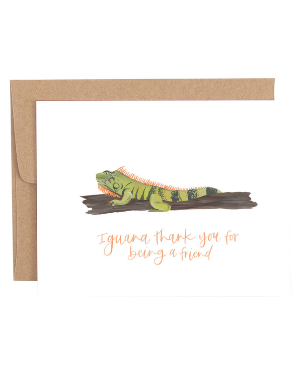 Iguana Greeting Card, 1 of 1