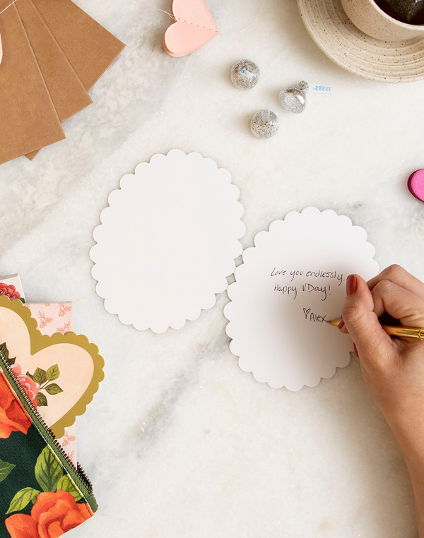 Valentine's Locket Specialty Greeting Card, 3 of 3