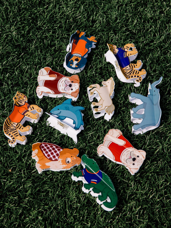 Gainesville Football Game Day Claw Hair Clip, 5 of 6