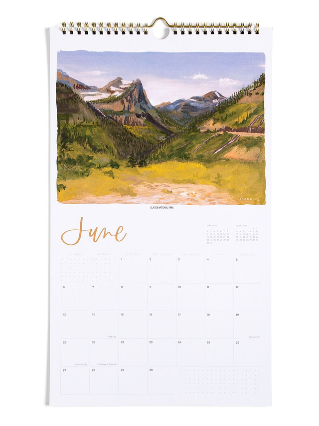 2027 National Parks Hanging Wall Calendar, 3 of 7