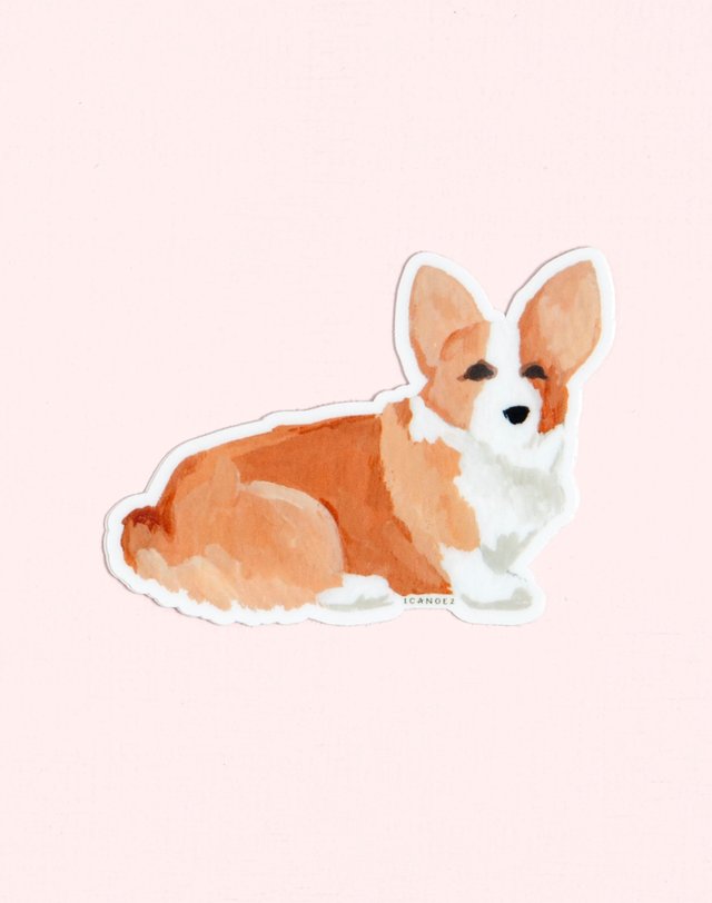 Corgi Decal Sticker, 1 of 2