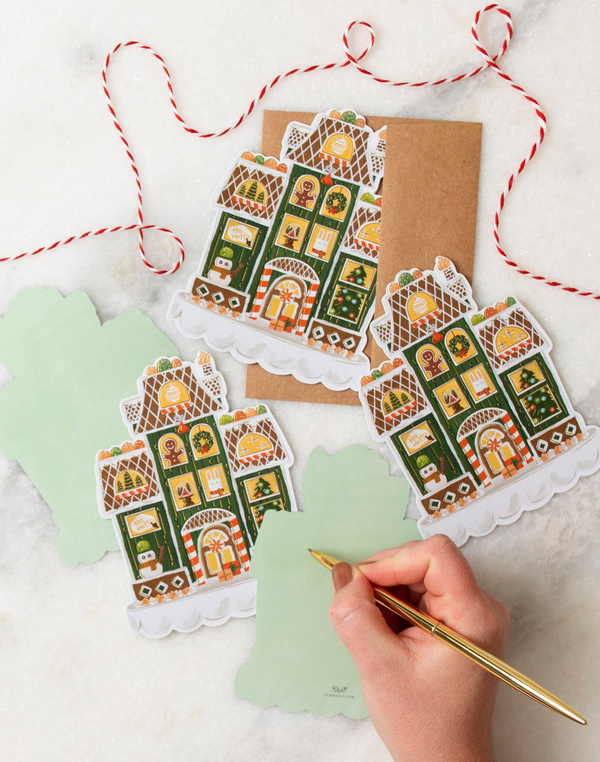 Gingerbread House Specialty Flat Note Set, 1 of 4