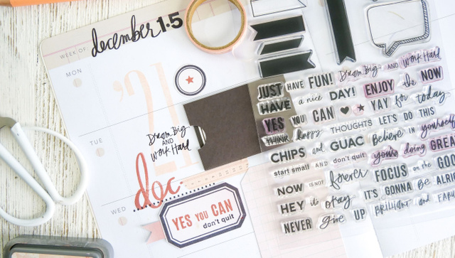 Stamp Set : 6×8 Let's Do This, 4 of 4