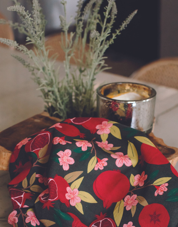 Pomegranate Pattern Tea Towel, 5 of 6