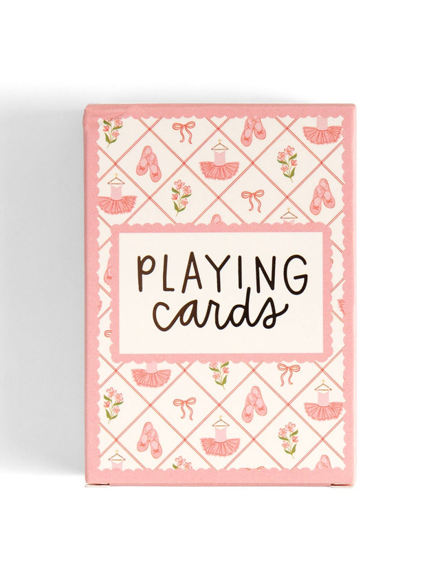 Ballet Florals & Bows - Deck of Playing Cards, 4 of 6