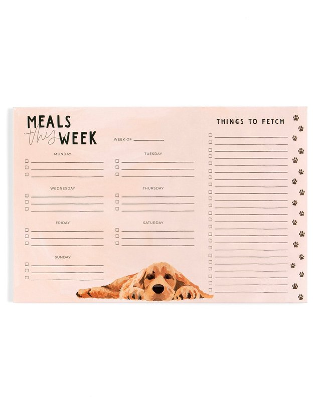 Things to Fetch Dogs 8×12 Menu Market Notepad, 2 of 2