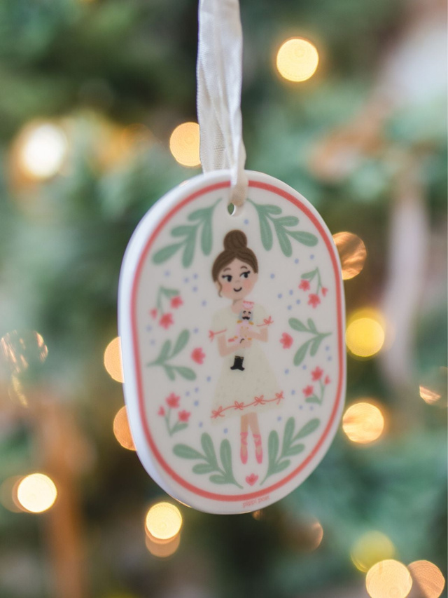 Clara & The Nutcracker Christmas Ornament, 2 of 4