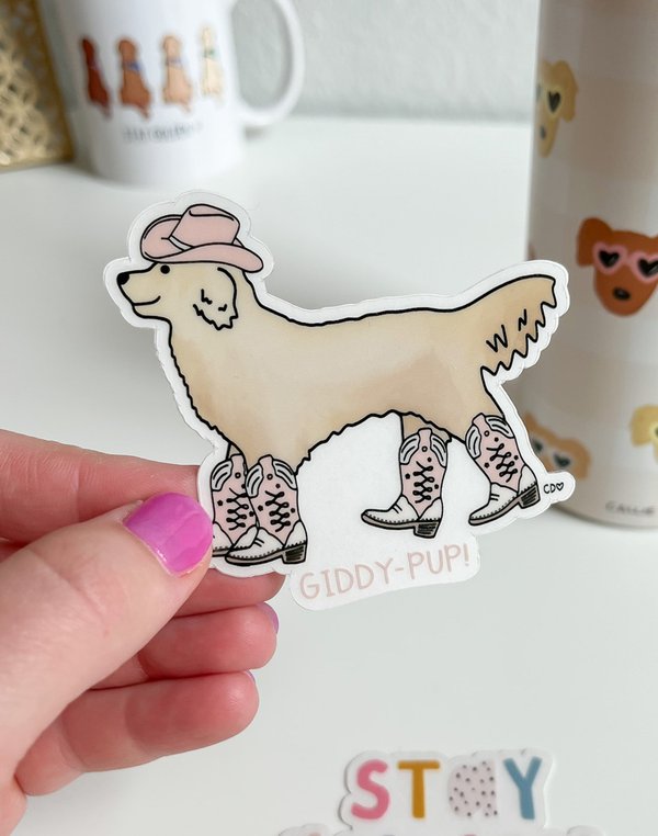 Giddy-Pup Clear Decal Sticker, 3 of 4