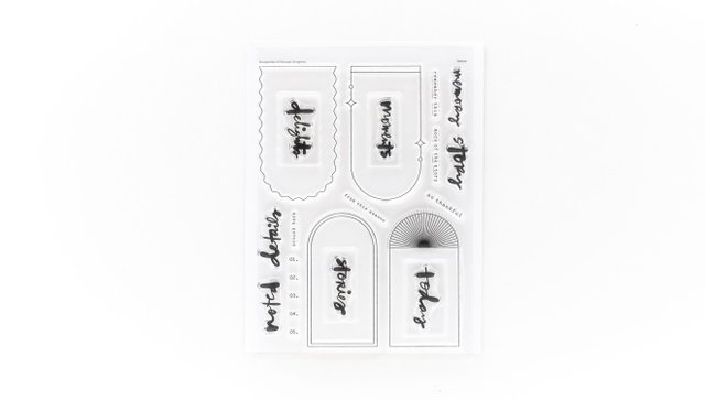 Stamps Are Fun 6×8 Stamp Set - February 2026, 1 of 2