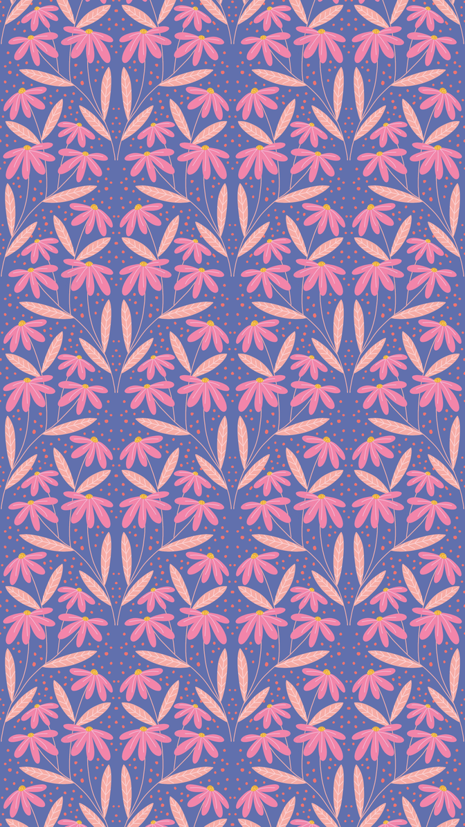 pippi post floral wallpaper