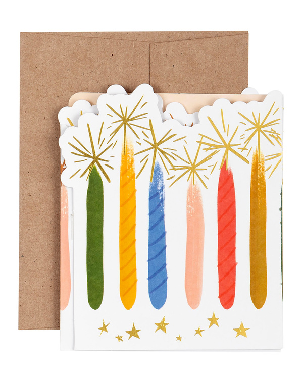 Candle Birthday Accordion Greeting Card, 2 of 5