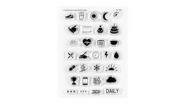 Stamp Set : 3×4 Calendar Icons, 1 of 2