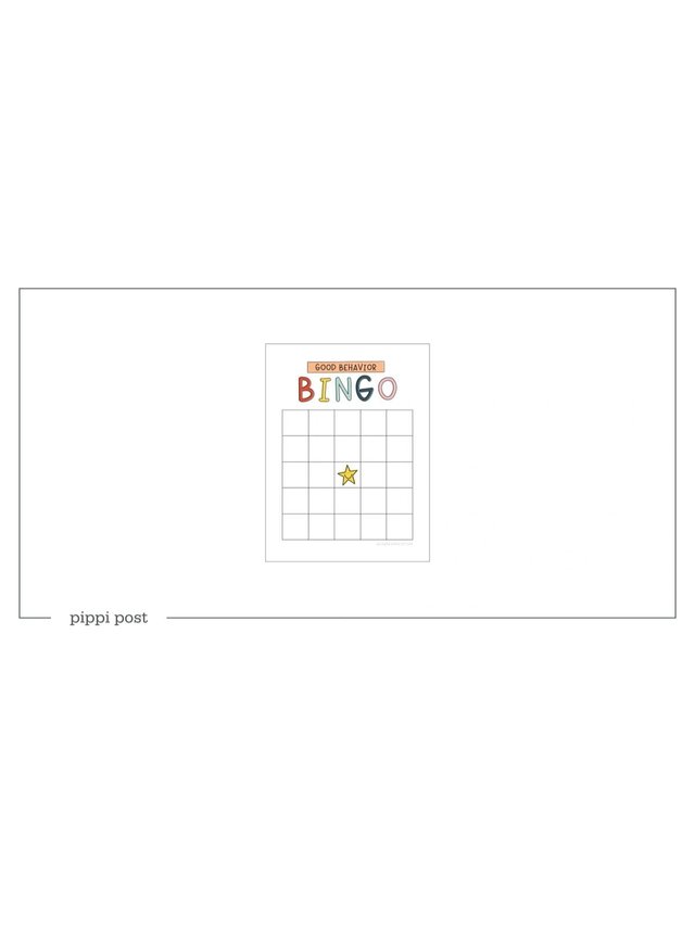 Good Behavior Digital Bingo Chart, 3 of 3
