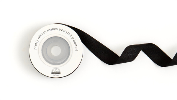 Color Collective 1/2" Ribbon - Black, 1 of 1