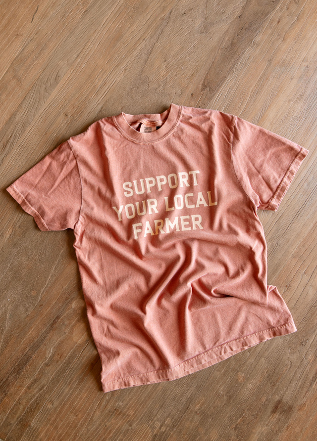 Support Your Local Farmer Tee - Yam, 2 of 4