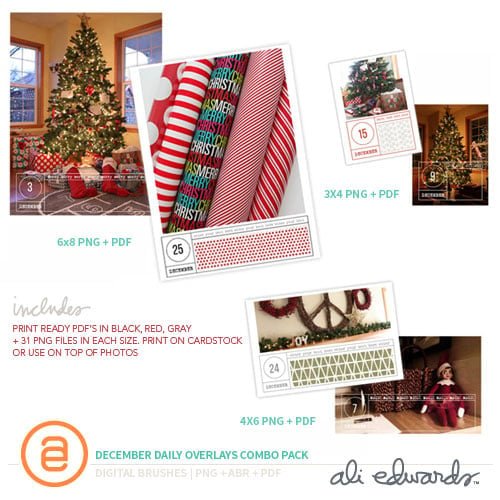 December Daily® Digital Overlays Combo Pack No. 2, 1 of 1