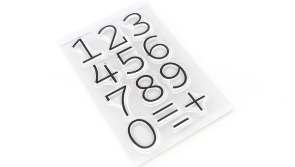 Numbers Are Awesome #19 4×6 Stamp Set, 2 of 2