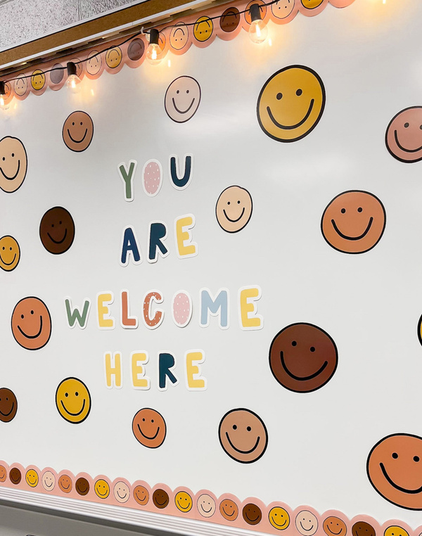 Inclusive Smileys Bulletin Board Border, 2 of 2