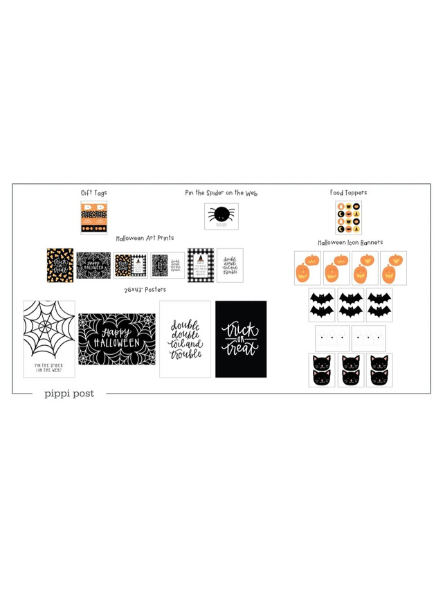 Halloween Digital Printable Bundle	, 2 of 5
