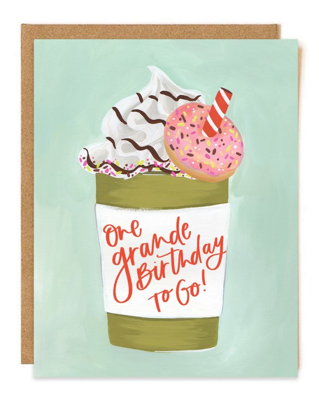 Grande Birthday Greeting Card, 1 of 1
