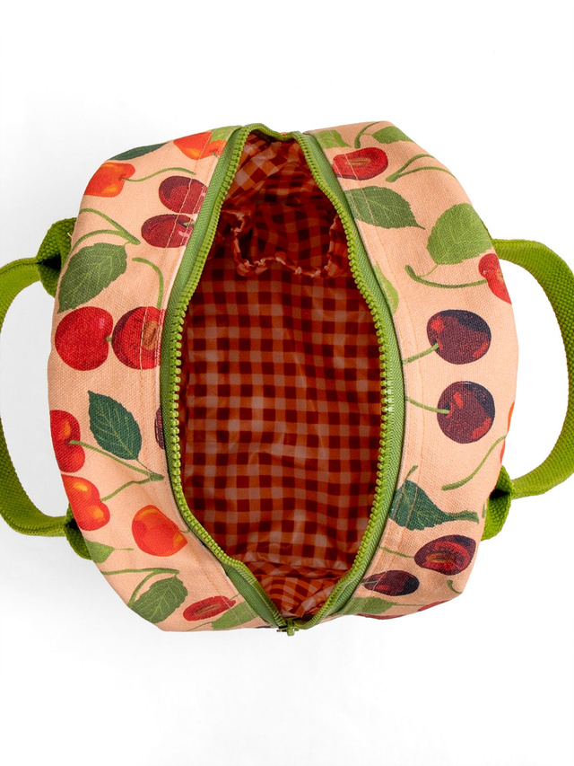 Cherry Grove Reusable Canvas Lunch Tote Bag, 3 of 8