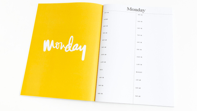 Week In The Life™ Black and White Notebook, 2 of 6