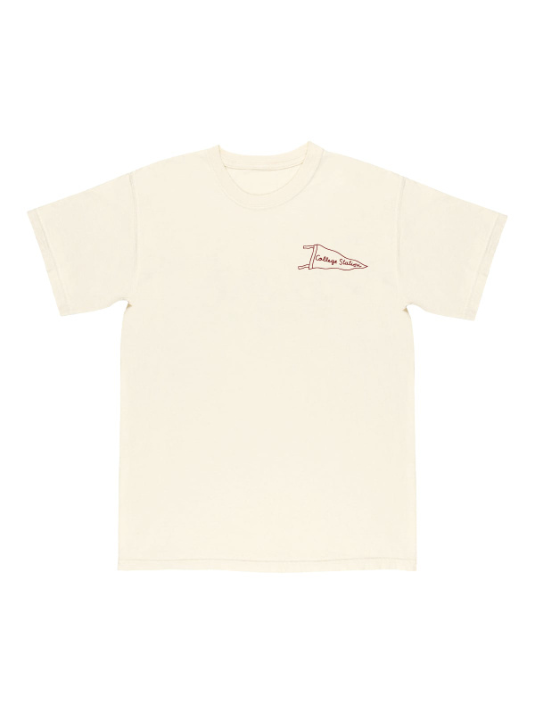 College Station Football Game Day Tee - Ivory, 6 of 6