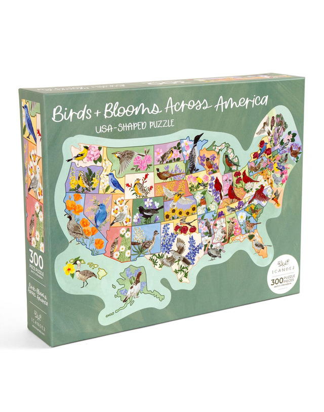 Birds & Blooms Across America - 300 Piece Jigsaw Puzzle, 1 of 6