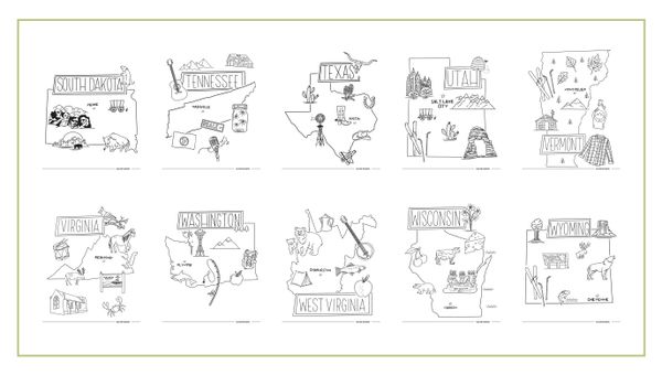 USA States Digital Bundle, 5 of 5