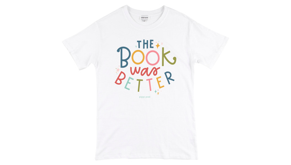 The Book Was Better Tee - White, 5 of 5
