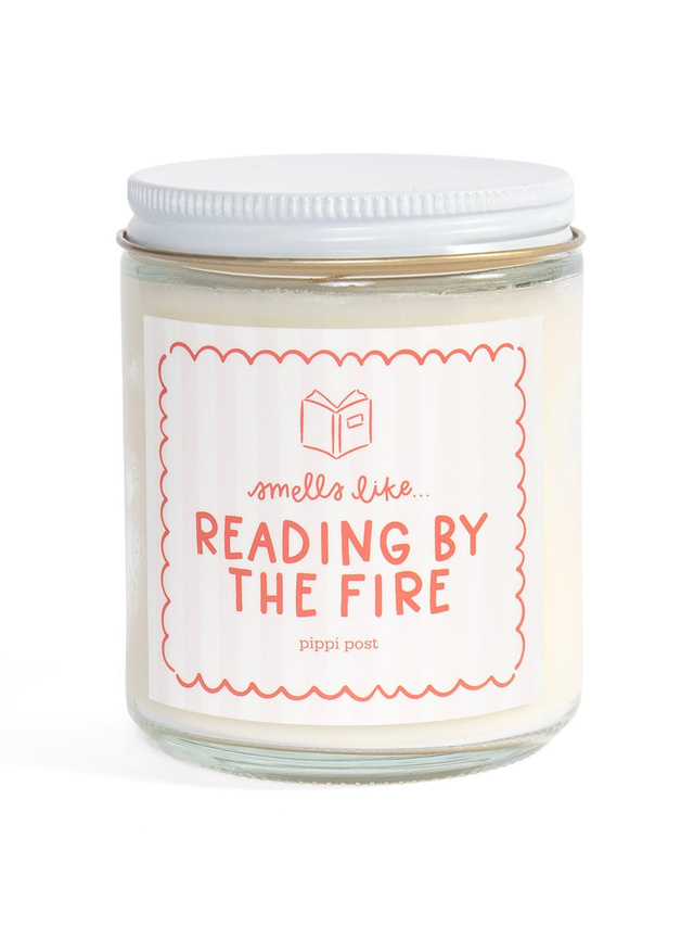 Reading by the Fire Scented Soy Hand-Poured Candle, 1 of 1