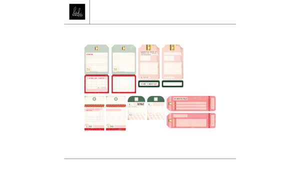 Digital Merry Little Christmas Tags, 1 of 1
