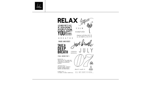 Digital 4×6 July Agenda Stamp Set, 1 of 1