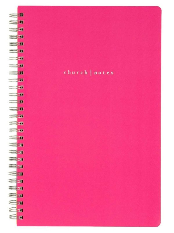 Hot Pink Bible Study Spiral Notebook by Girl, Open Your Bible!, 1 of 7